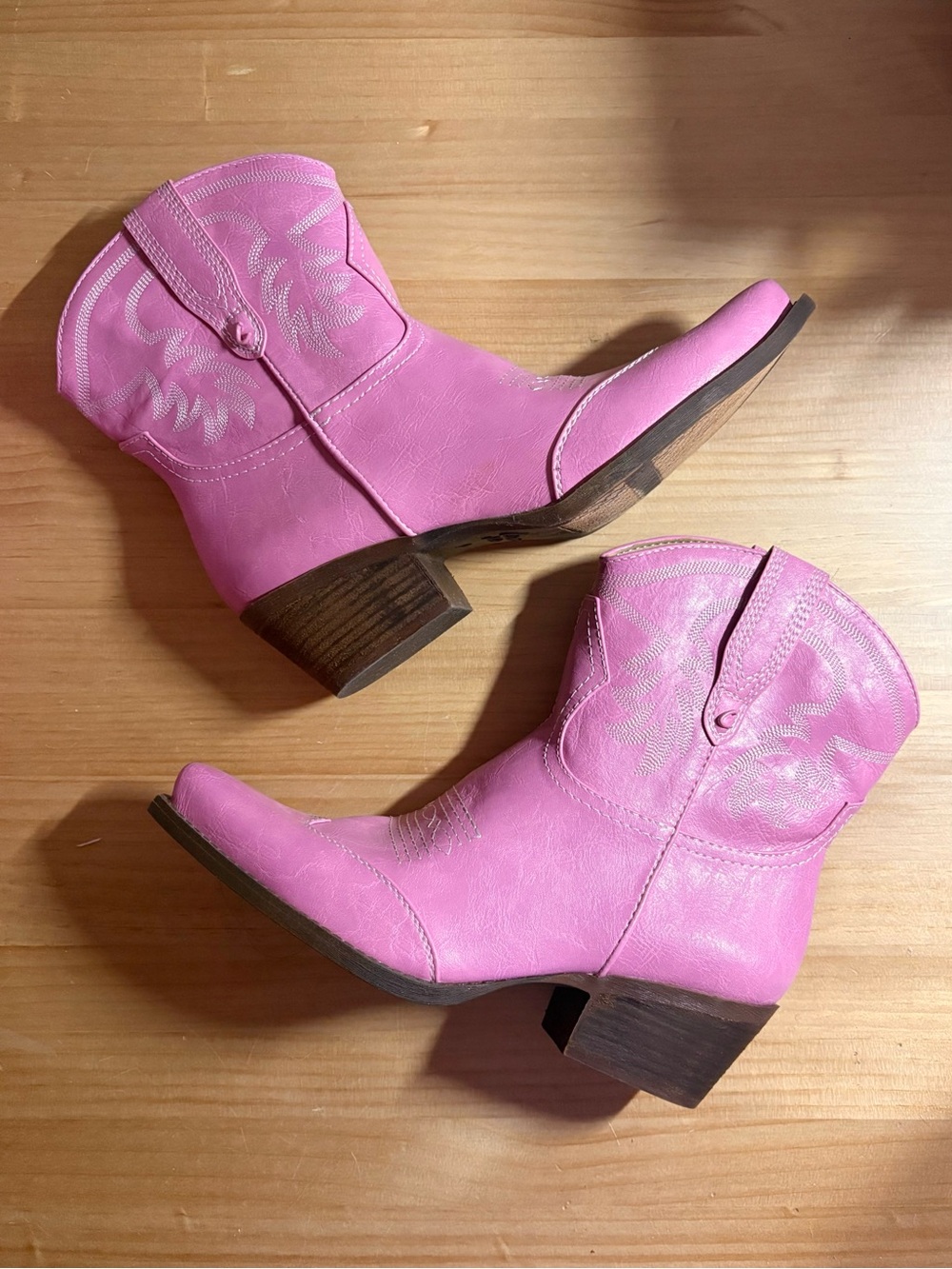 NWOT Circus NY Pink Western Ankle Booties 9.5M